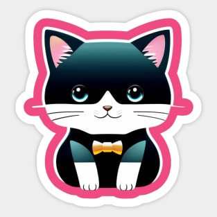 Cat adorable Sticker